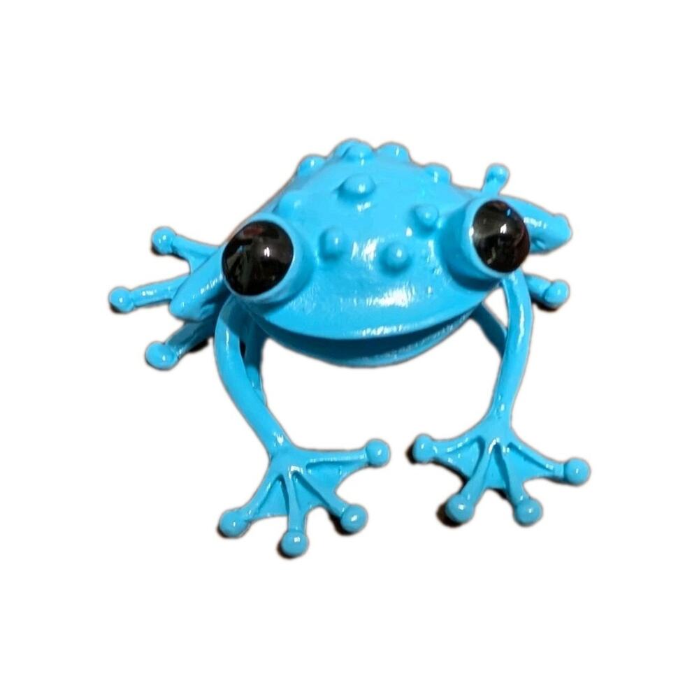 NEW Stepper Pond Blue‎ Smiling Frog - Signed NOS